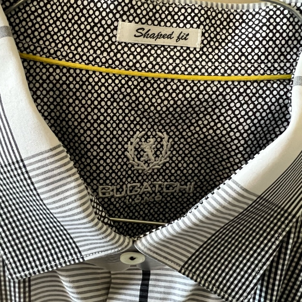 MEN’S BUGATCHI SHAPED FIT SHIRT - Picture 2 of 6
